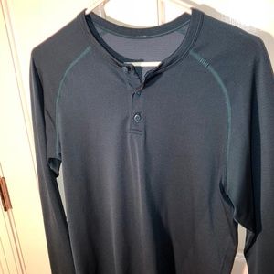 Lululemon Green Long Sleeve Henley